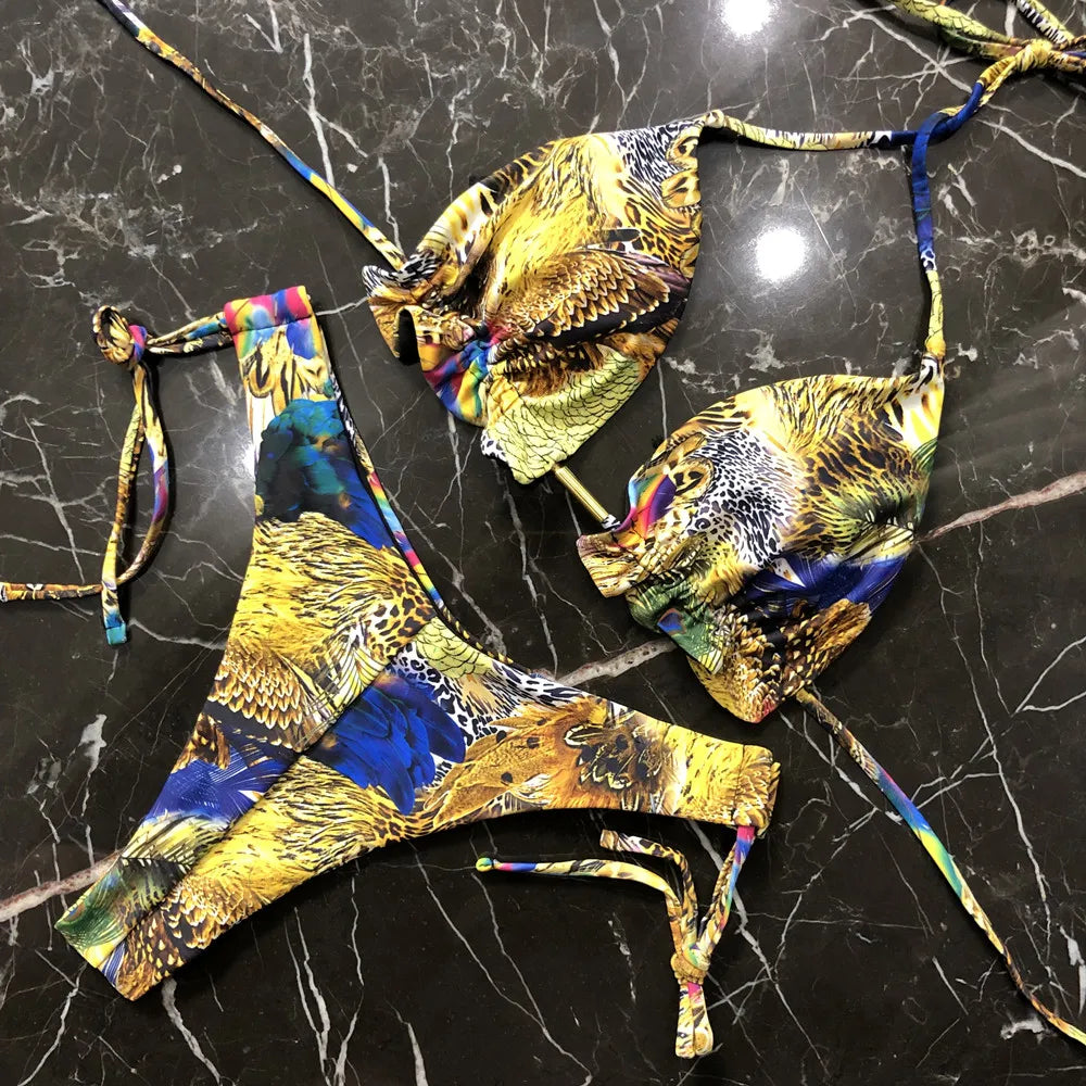 Women’s Sporty Push-Up Bikini Set – Hot Beachwear Swimwear