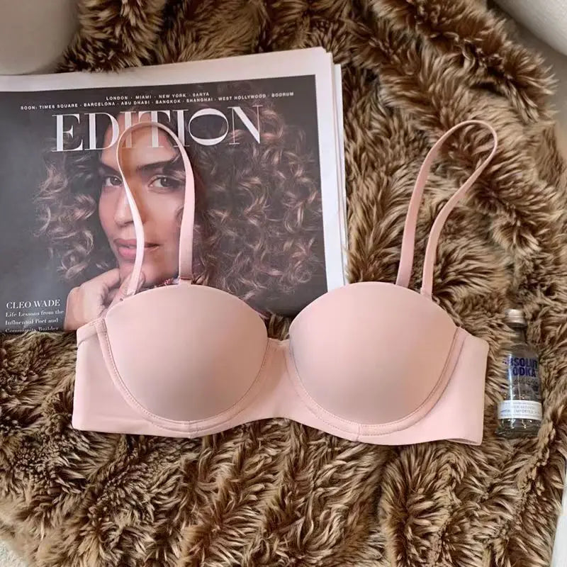 Seamless Bras For Women Underwear Push Up Bra 1/2 Cup Bralette Comfort Soft Invisible Brassiere Non-wire Simple Sexy Lingerie