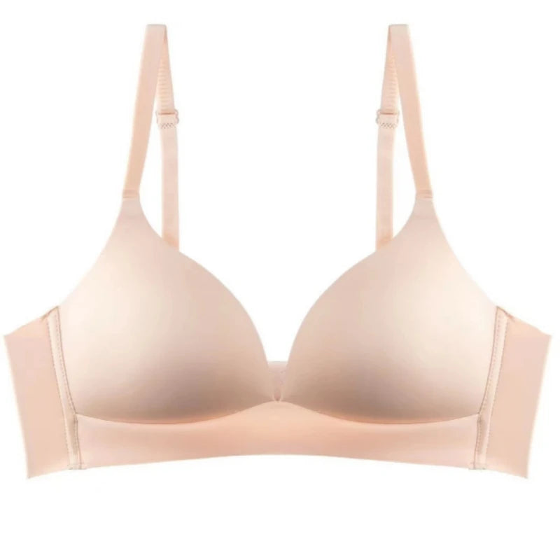 Seamless No-Steel-Ring Push-Up Bra