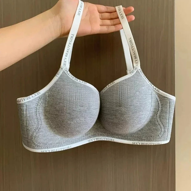 Wireless Push Up Bra A-C Cup Seamless Invisible Bralette w/ 3D Pads Anti-Sagging Comfort for Small Chest No Trace Underwear