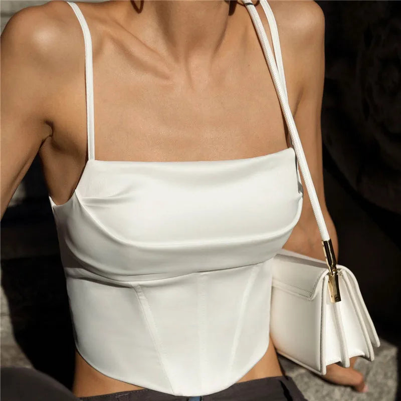 Summer Spaghetti Strap Skinny Camisole Top