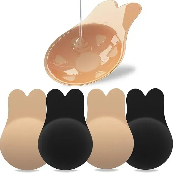 Invisible Nude Bra Push Up Chest Paste Sexy Breast Pasty Invisible Mango Silicone Chest Sticker For Women Wedding DropShip