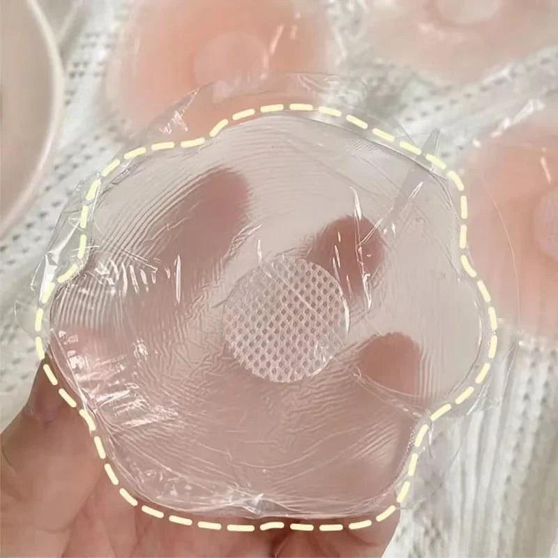 New Reusable Silicone Nipple Cover for Women Bra Sticker Breast Petal Strapless Bra Invisible Boob Pads Chest Pasties Intimates