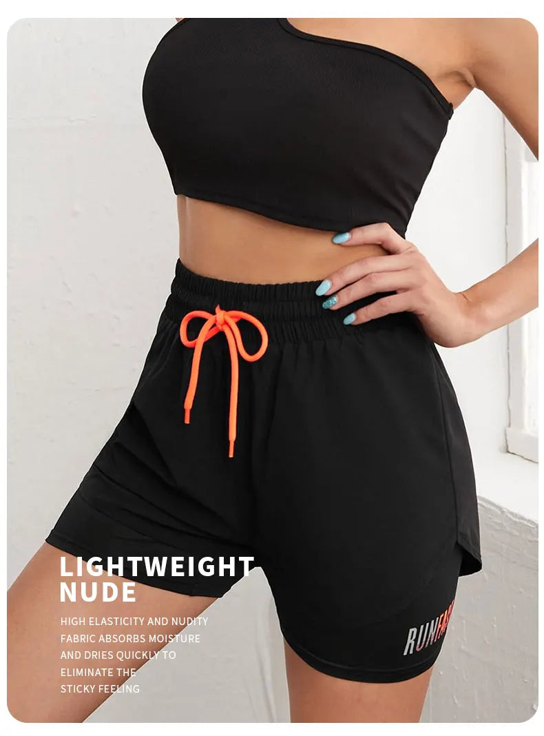Comfortable Workout Shorts with Two-Piece Design
