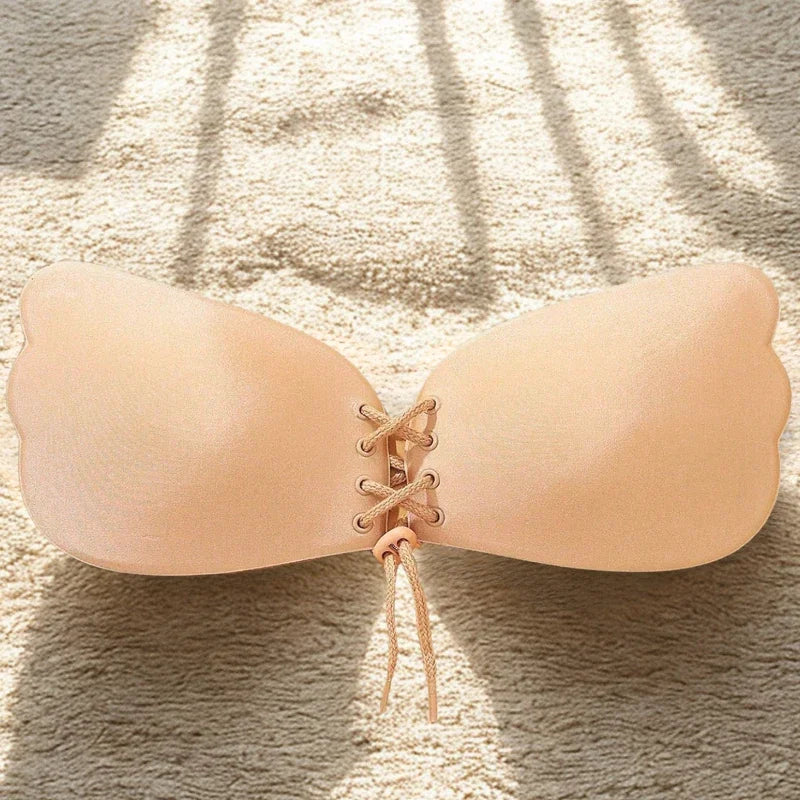Invisible Nude Bra Push Up Chest Paste Sexy Breast Pasty Invisible Mango Silicone Chest Sticker For Women Wedding DropShip