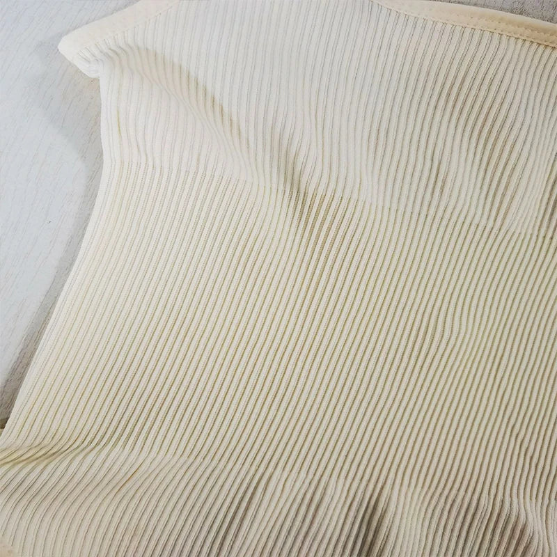 Ribbed Tummy Control Jumpsuit – Light Control Bodysuit with Open Crotch