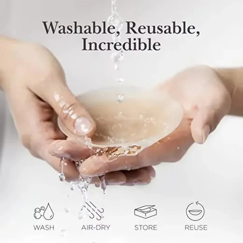 New Reusable Silicone Nipple Cover for Women Bra Sticker Breast Petal Strapless Bra Invisible Boob Pads Chest Pasties Intimates