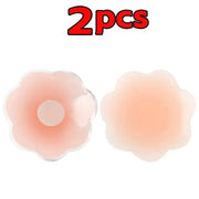 New Reusable Silicone Nipple Cover for Women Bra Sticker Breast Petal Strapless Bra Invisible Boob Pads Chest Pasties Intimates