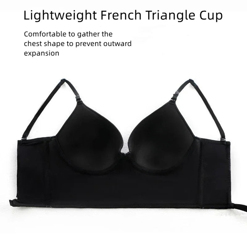 Invisible Lift-Up Backless Bra
