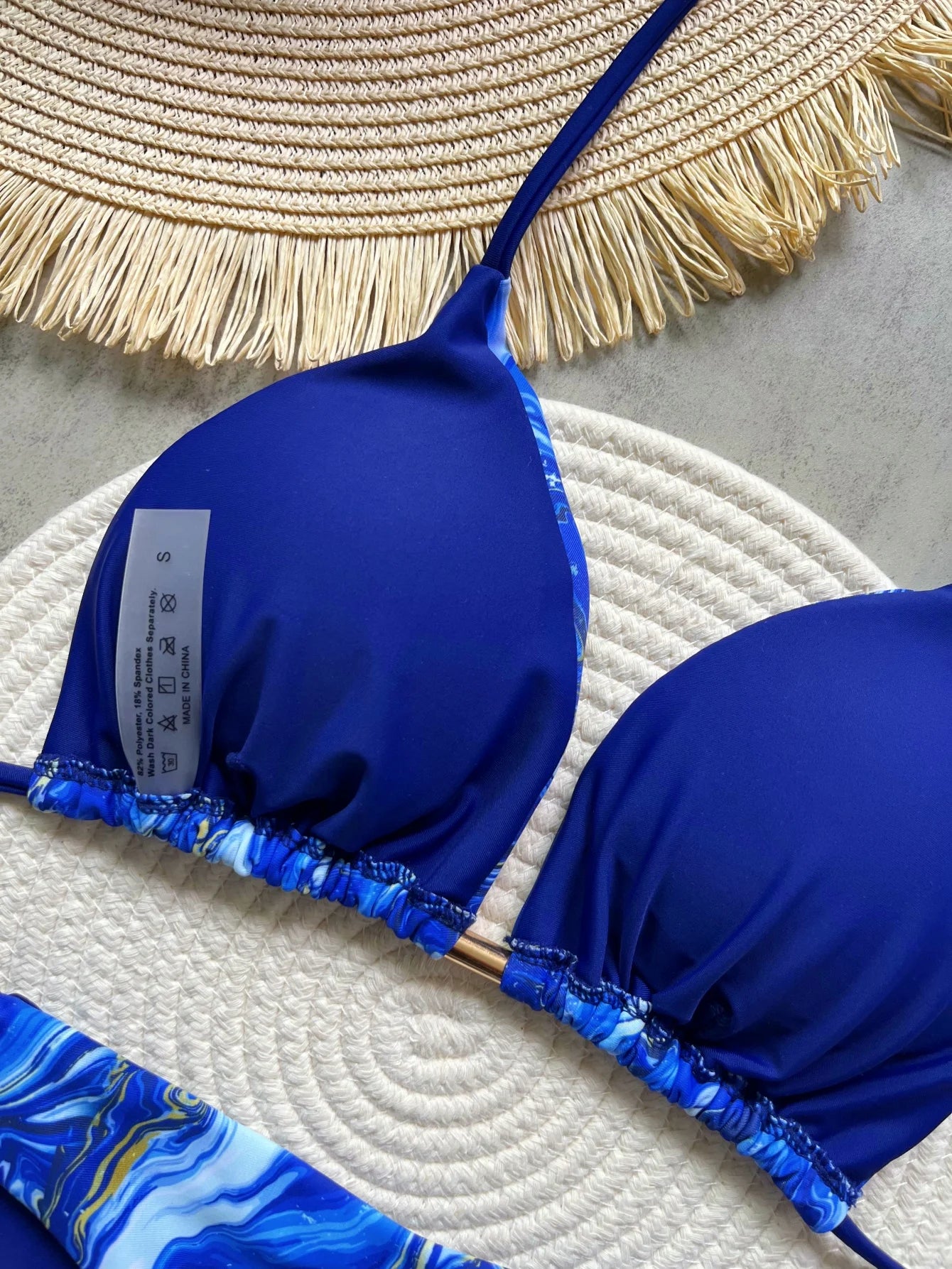 Halter Top & Mini Thong Bikini Set – High Cut Women’s Swimwear