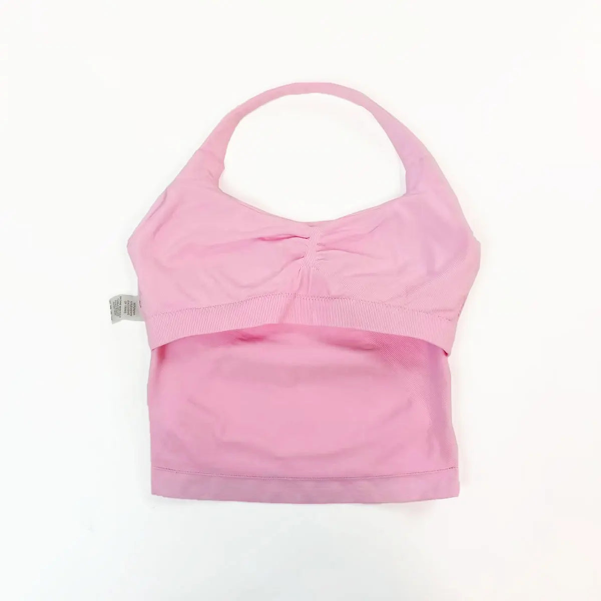 Workout & Pilates Halter Vest Top – Chest Support Included