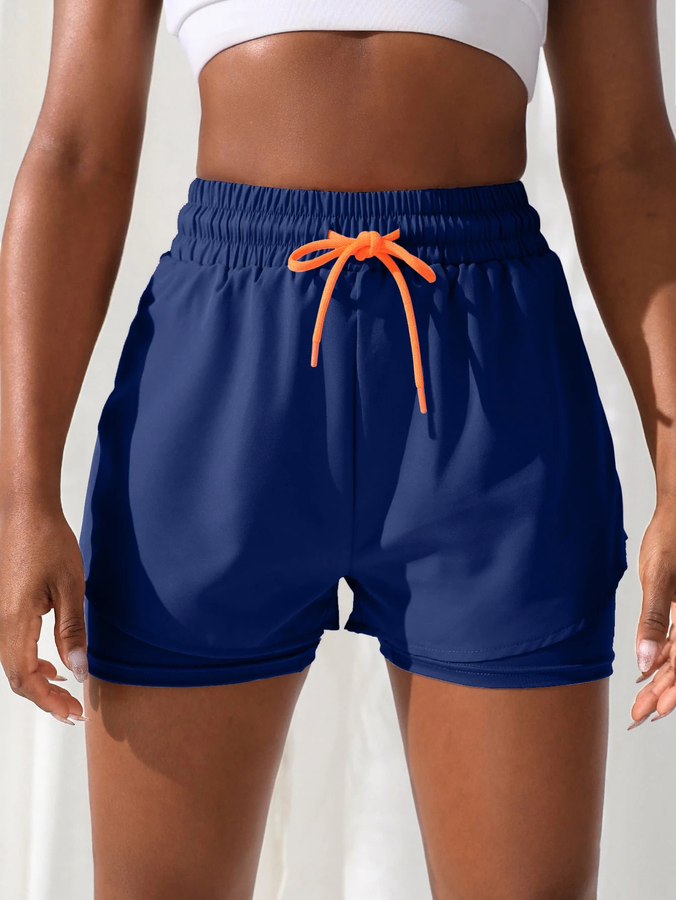 Comfortable Workout Shorts with Two-Piece Design