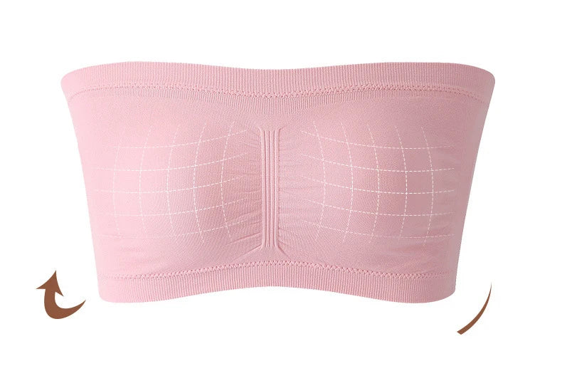 Plus-Size Strapless Seamless Bra – S to 6XL