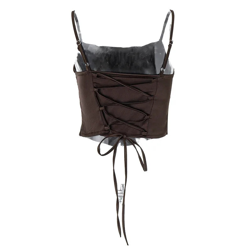 Summer Spaghetti Strap Skinny Camisole Top