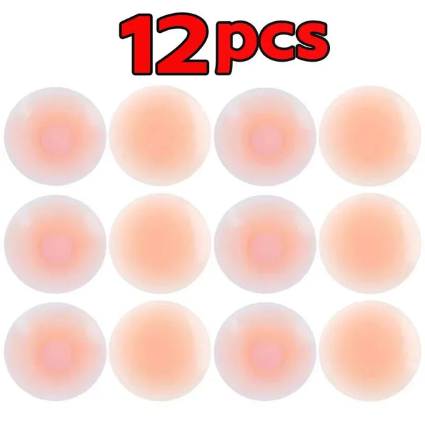 New Reusable Silicone Nipple Cover for Women Bra Sticker Breast Petal Strapless Bra Invisible Boob Pads Chest Pasties Intimates
