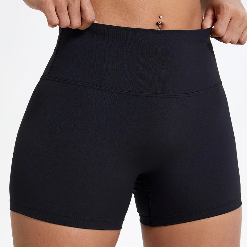 Women’s High-Waist Running Shorts – Buttock Lift & Slim Fit