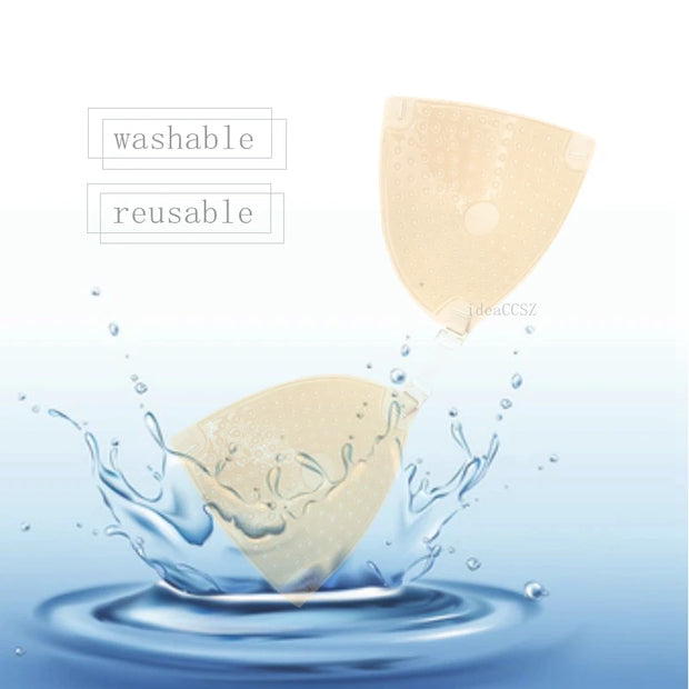 Sticky Bra for Women Backless Wedding Dress Silicone Plunge Deep U Neck Adhesive Bras Lift Boob Invisible Underwear Nipple Cover