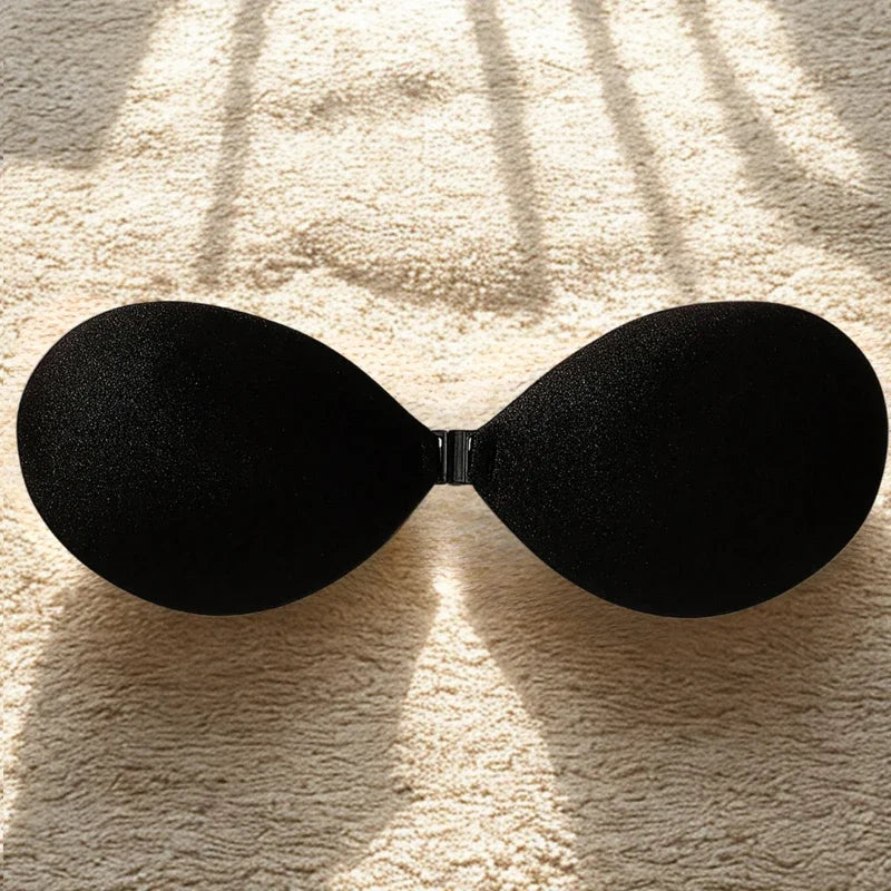 Invisible Nude Bra Push Up Chest Paste Sexy Breast Pasty Invisible Mango Silicone Chest Sticker For Women Wedding DropShip