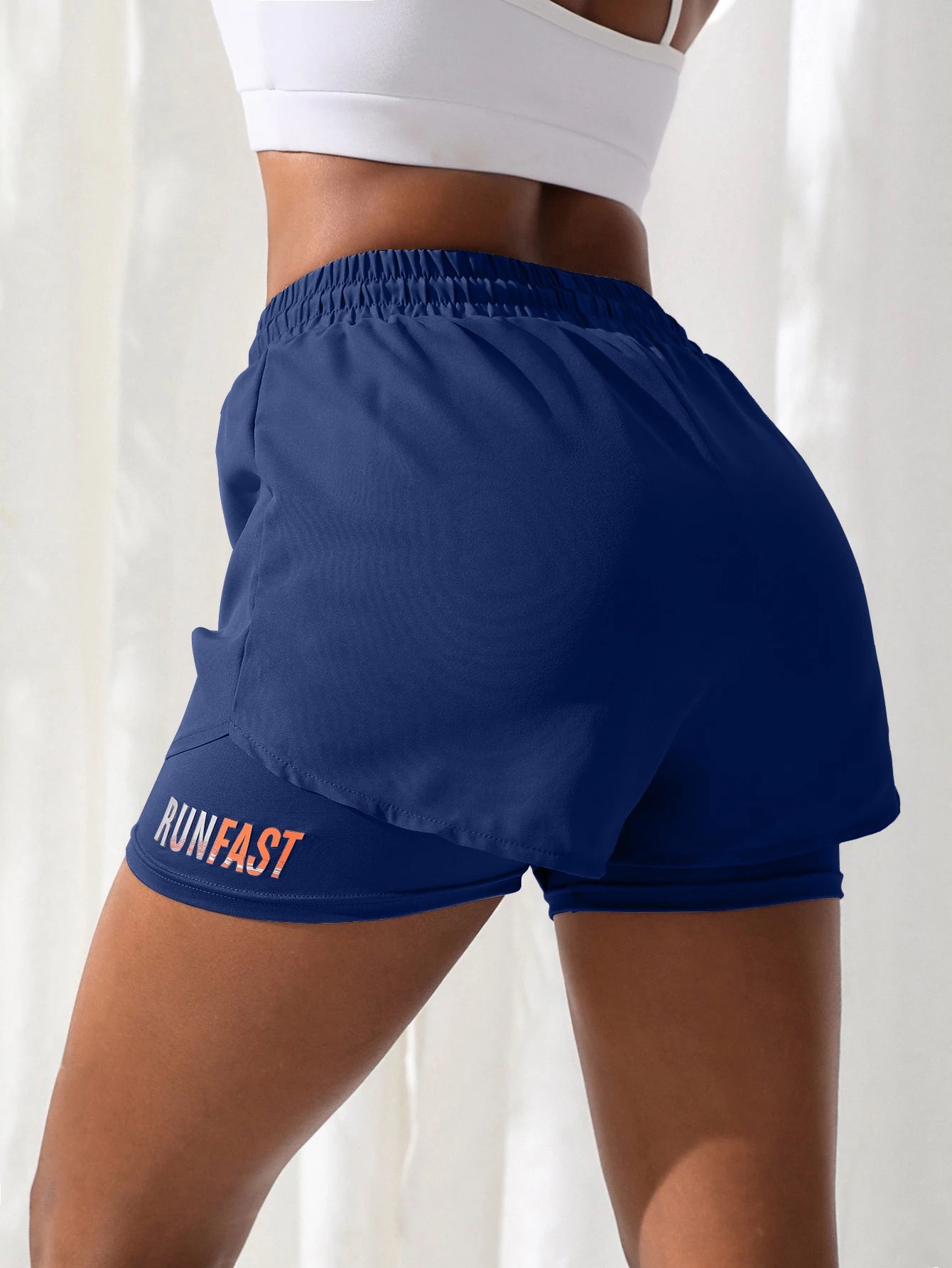 Comfortable Workout Shorts with Two-Piece Design