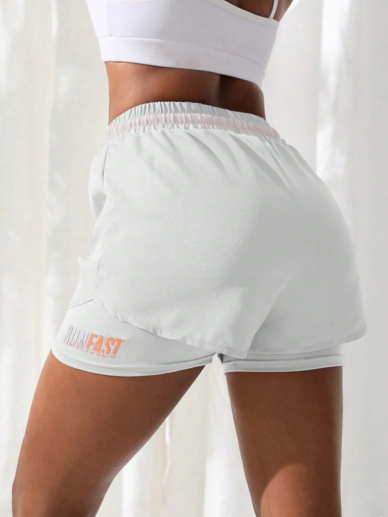Comfortable Workout Shorts with Two-Piece Design
