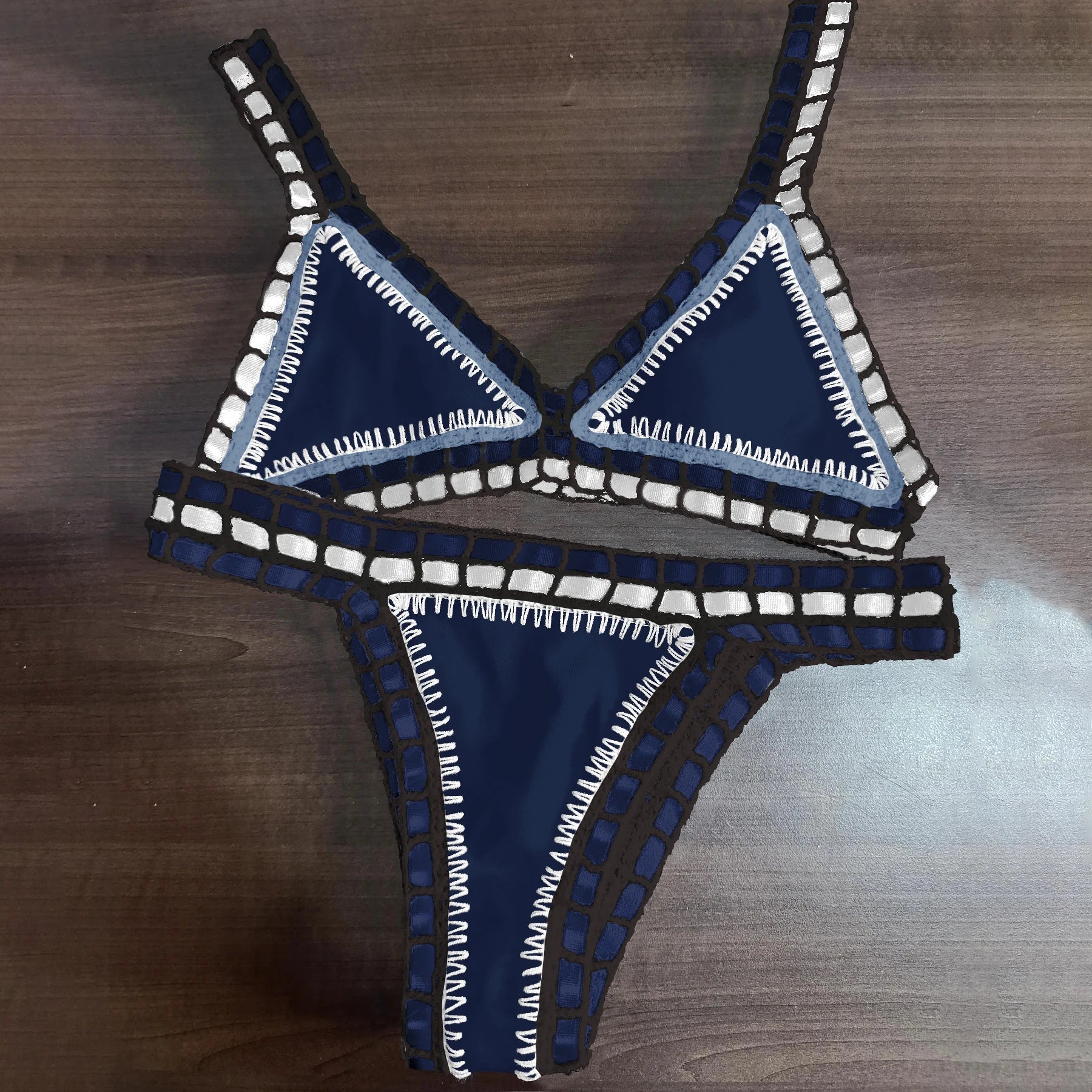 Crochet Bikini Set – Sexy Bandeau Swimwear & Brazilian Biquini