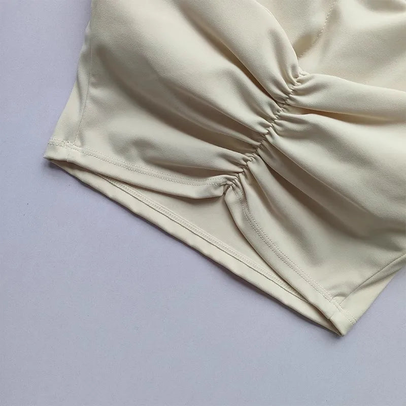 Women’s Fitness Sports Bra – Backless Yoga & Gym Crop Top