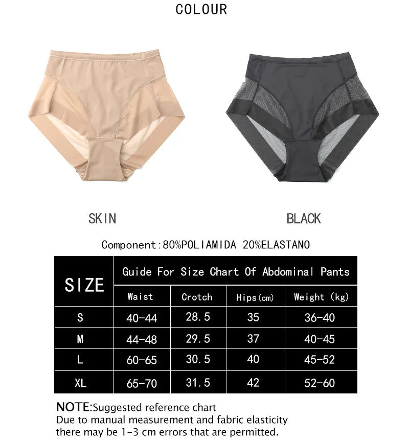 High-Waist Tummy Tuck Shaping Panties with Butt Lifter