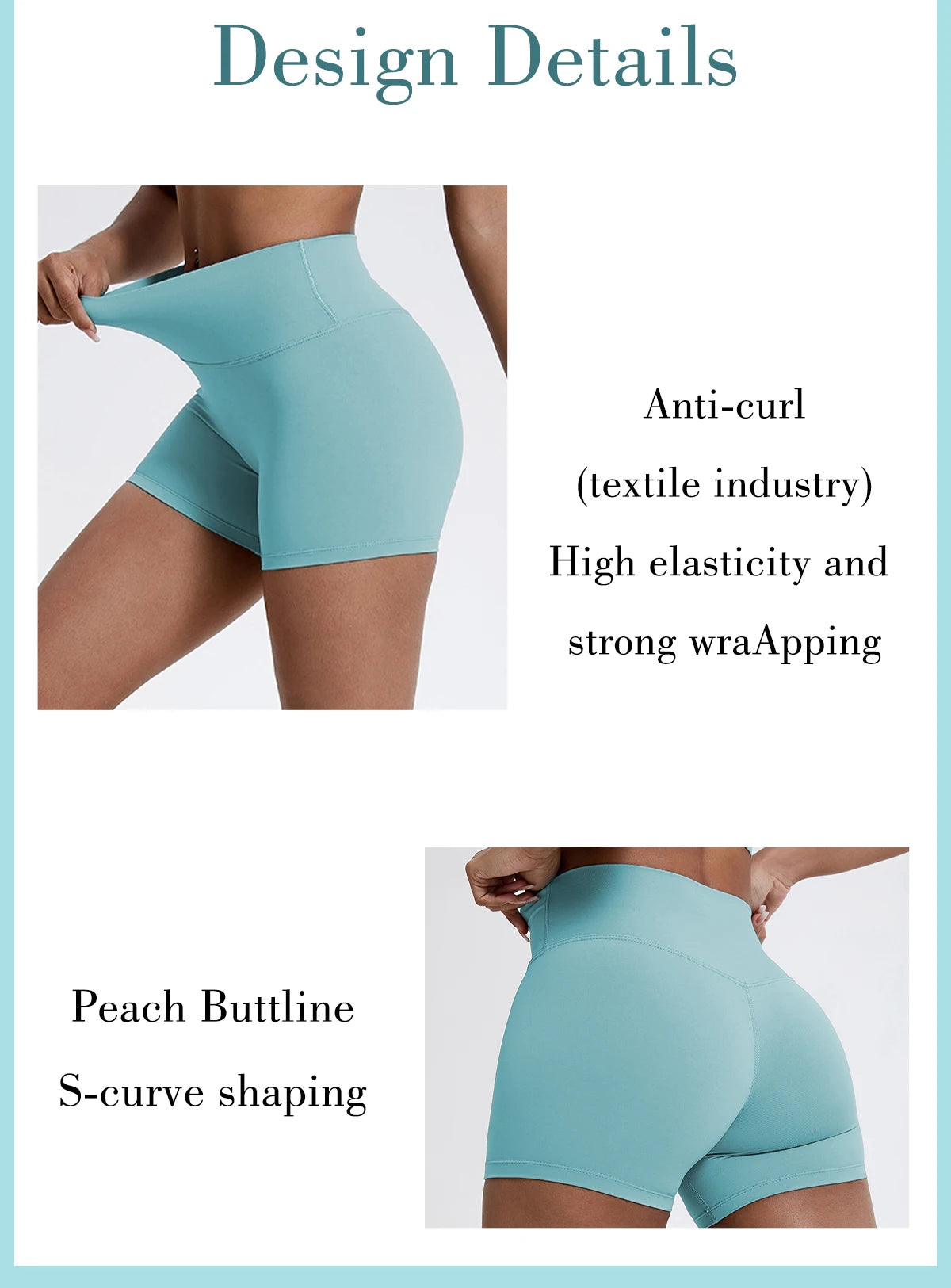 Women’s High-Waist Running Shorts – Buttock Lift & Slim Fit