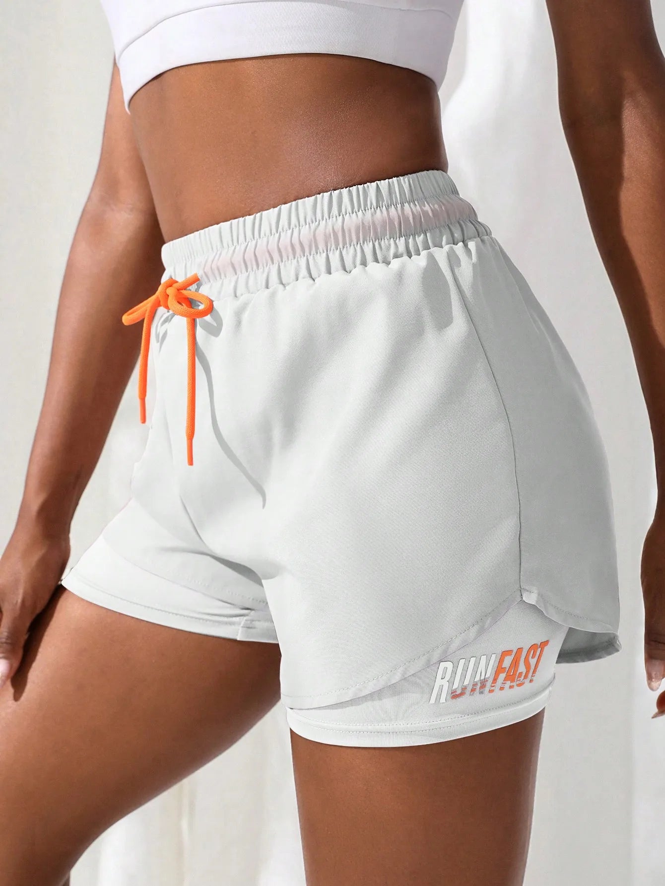 Comfortable Workout Shorts with Two-Piece Design