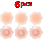 New Reusable Silicone Nipple Cover for Women Bra Sticker Breast Petal Strapless Bra Invisible Boob Pads Chest Pasties Intimates