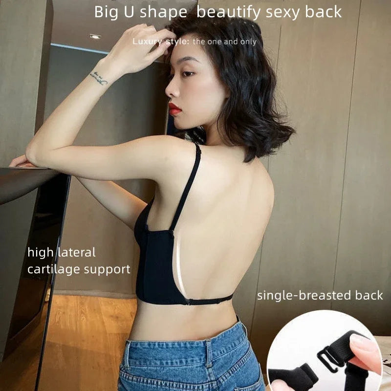 Invisible Lift-Up Backless Bra