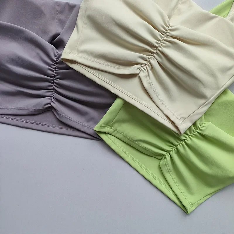 Women’s Fitness Sports Bra – Backless Yoga & Gym Crop Top