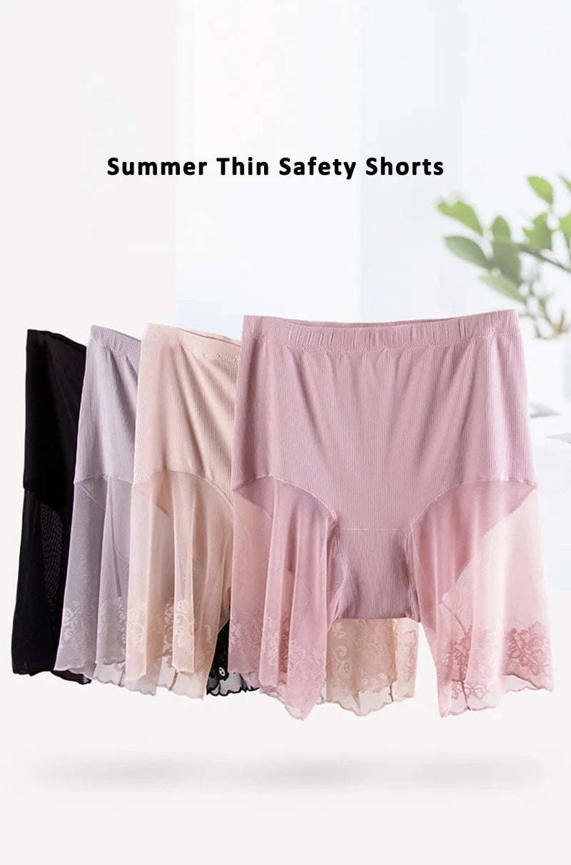 Women’s Summer Seamless Shorts – Thigh Protection & Comfort