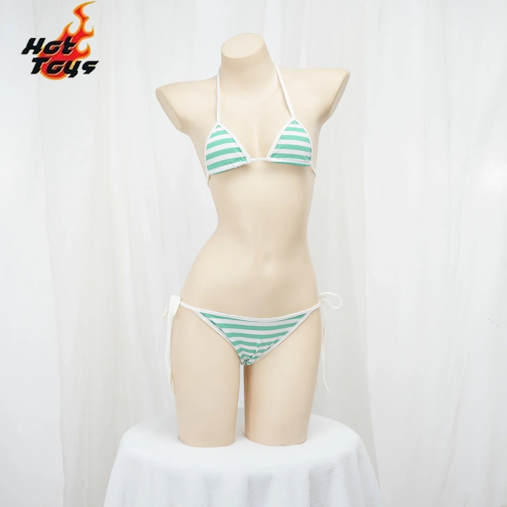 Anime Miku Cosplay Costume – Snow Christmas Roleplay Bikini Set