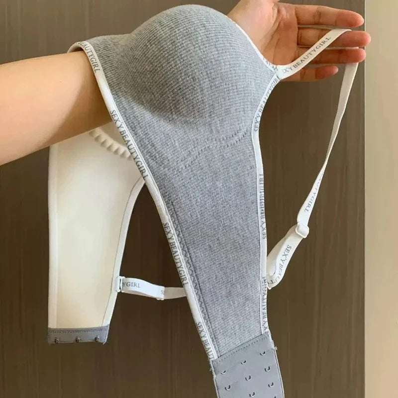 Wireless Push Up Bra A-C Cup Seamless Invisible Bralette w/ 3D Pads Anti-Sagging Comfort for Small Chest No Trace Underwear