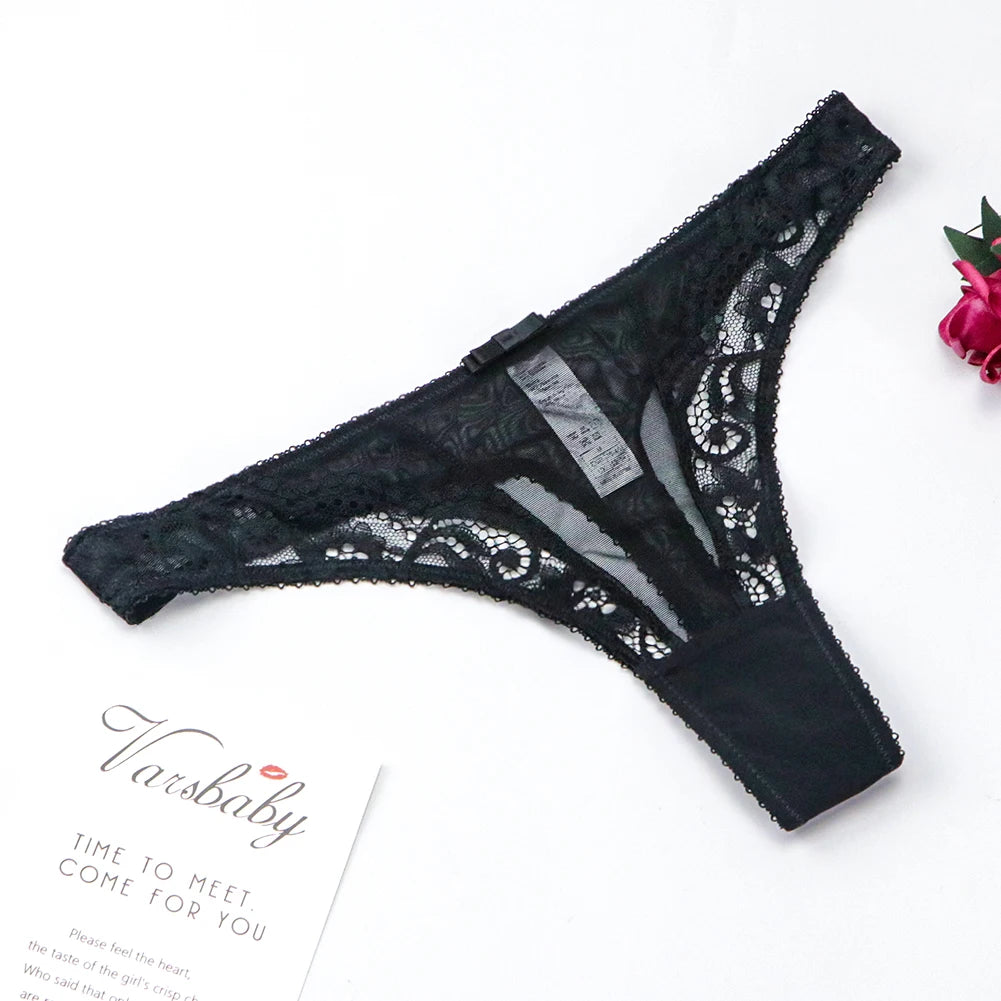 Lace Lingerie Set with Non-Padded Bra, Panty & Garter Stocking