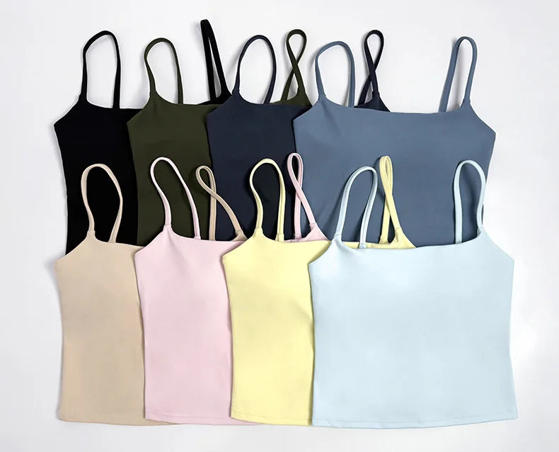 Built-In Bra Gym Tank Top