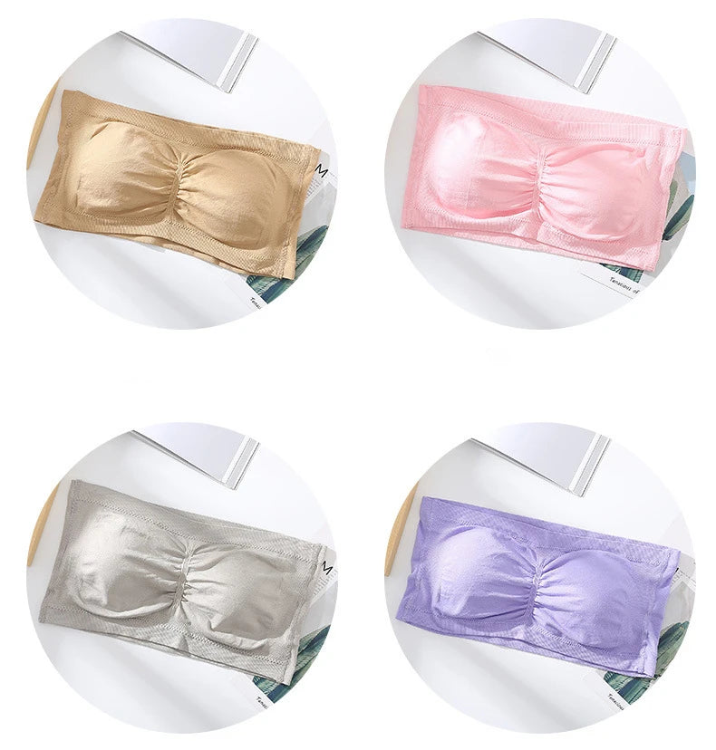 Plus-Size Strapless Seamless Bra – S to 6XL