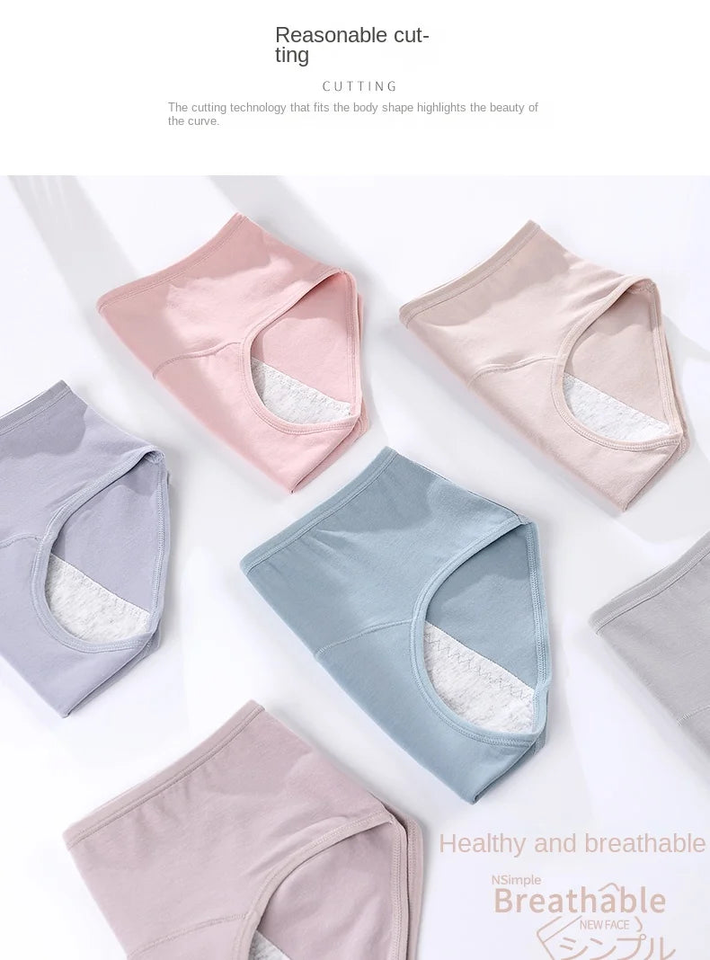 3-Pack Women’s Leakproof Menstrual Briefs