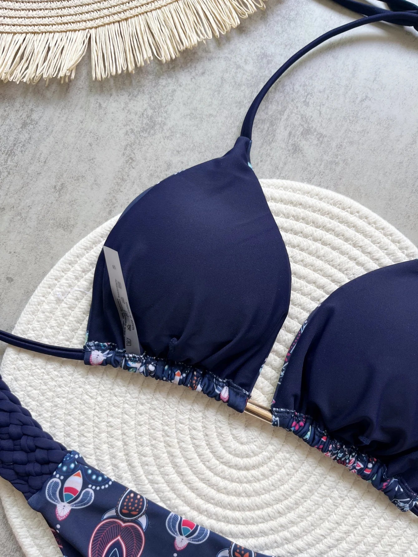 Halter Top & Mini Thong Bikini Set – High Cut Women’s Swimwear