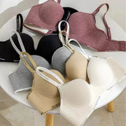 Wireless Push Up Bra A-C Cup Seamless Invisible Bralette w/ 3D Pads Anti-Sagging Comfort for Small Chest No Trace Underwear