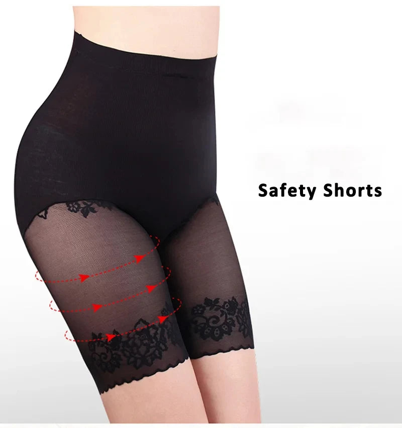 Women’s Summer Seamless Shorts – Thigh Protection & Comfort