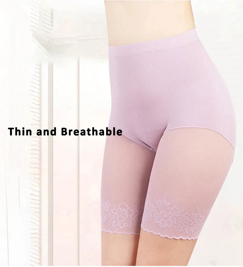 Women’s Summer Seamless Shorts – Thigh Protection & Comfort