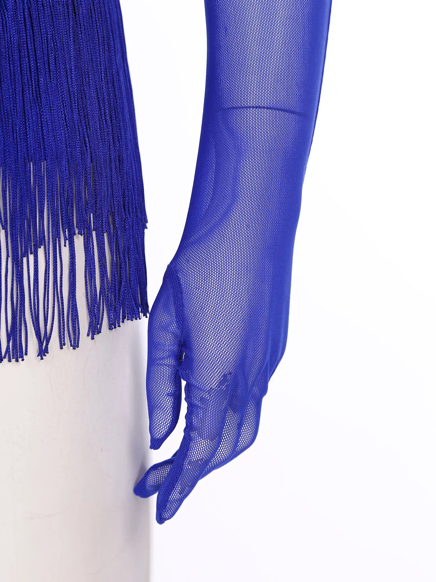 Women’s Rhinestone Tassel Latin Dance Leotard Dress – Tango, Cha-Cha, Salsa