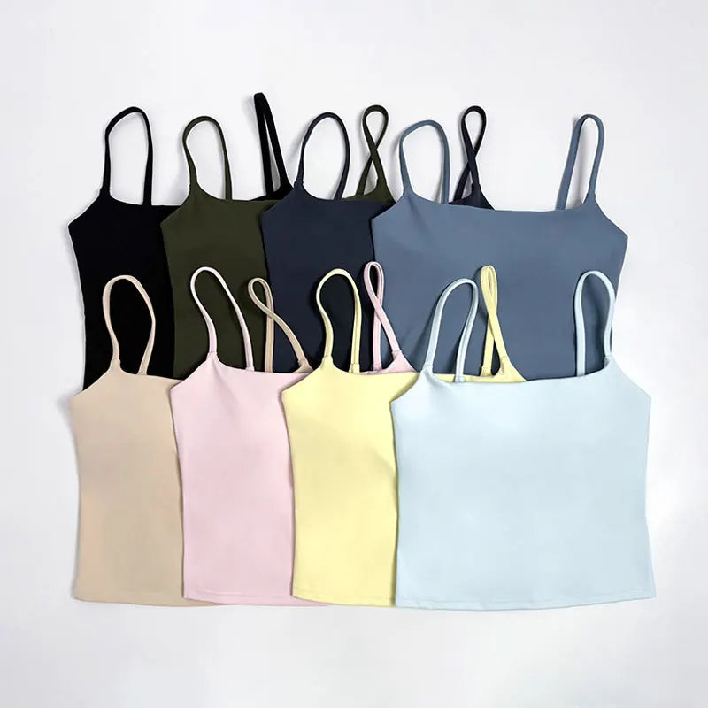 Built-In Bra Gym Tank Top