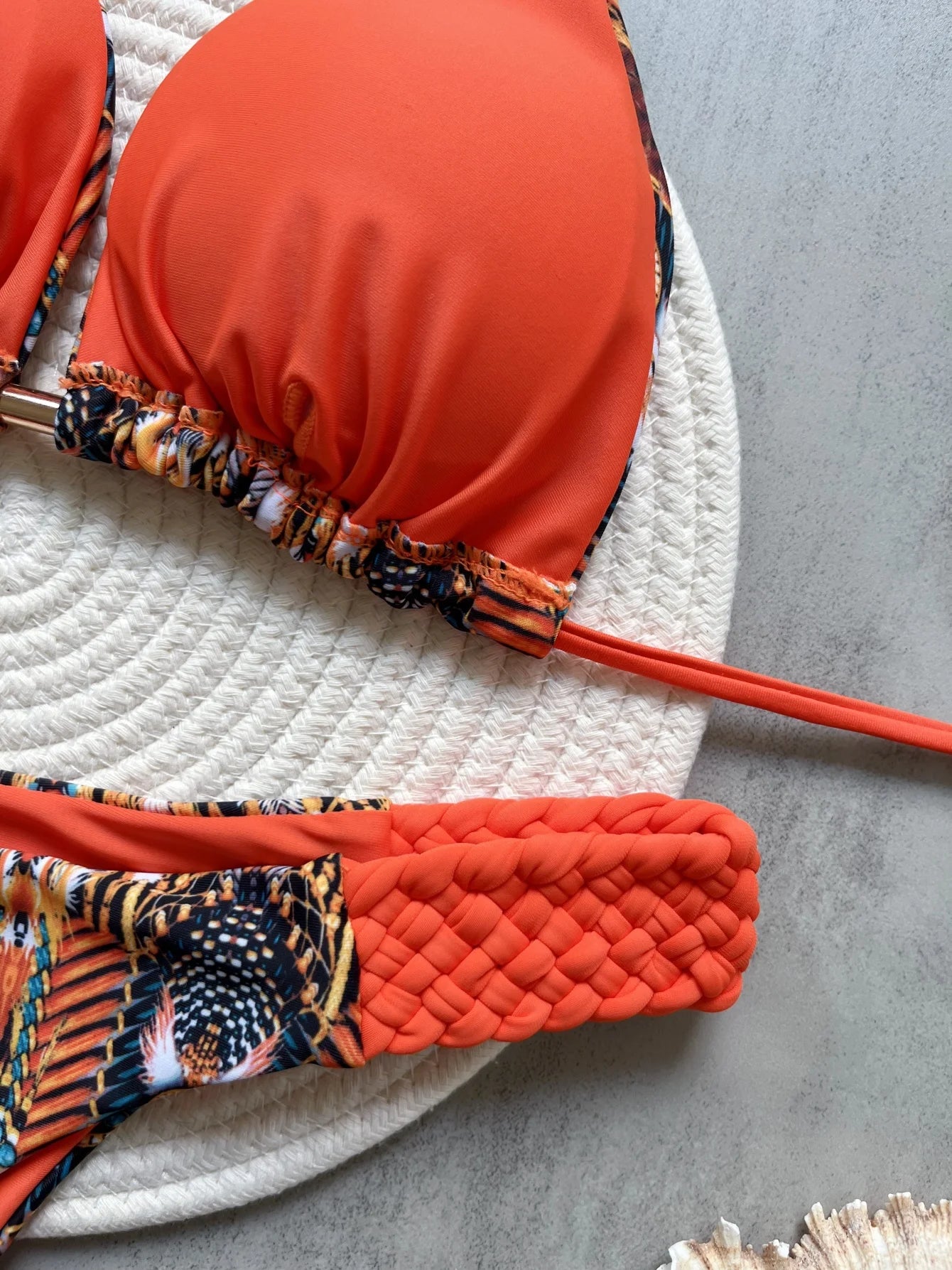 Halter Top & Mini Thong Bikini Set – High Cut Women’s Swimwear