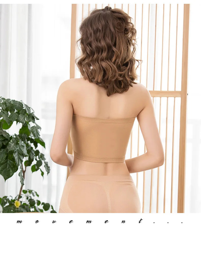 Plus-Size Strapless Seamless Bra – S to 6XL