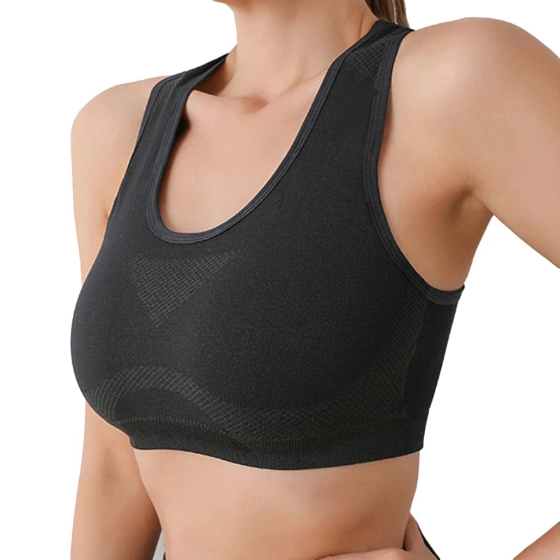 Sports Women Bras Yoga Top Vest High Shockproof Quick-drying Yoga Gym Running Fitness Underwear Ladies Seamless Sportswear