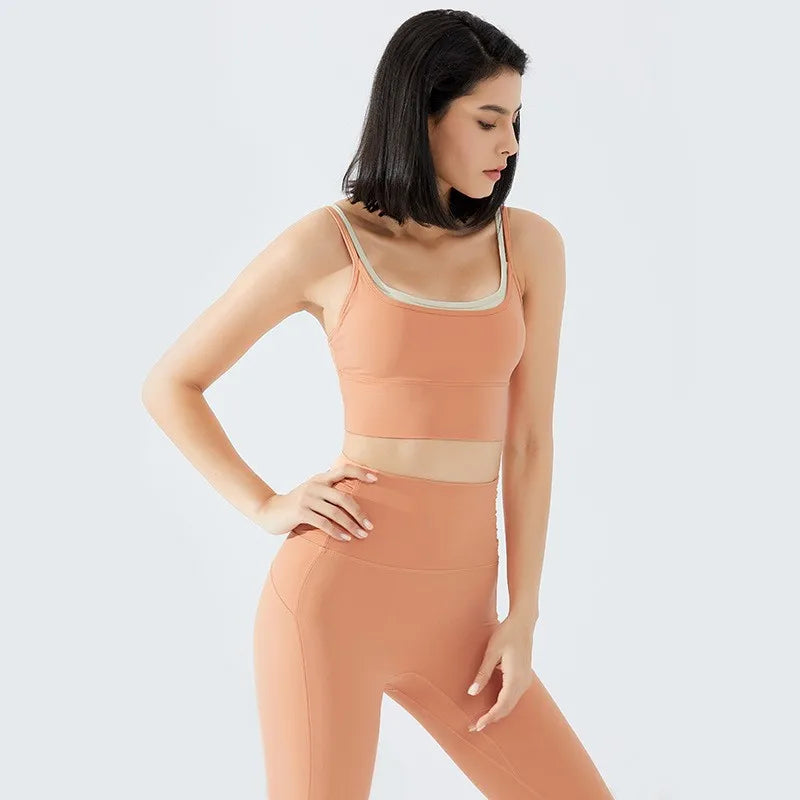 Sports Bra for Women Gym Vest Yoga Beauty Black Tube Top Running Sports Bra Fitness Yoga Crop Top Underwear Sexy Sport Bra Top