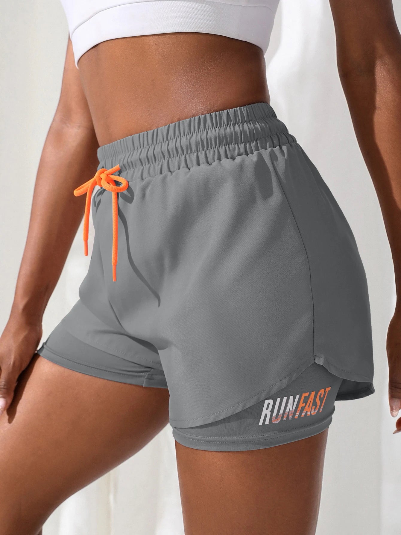 Comfortable Workout Shorts with Two-Piece Design